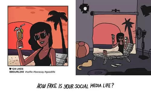 Sosial Media Vs Real Life
