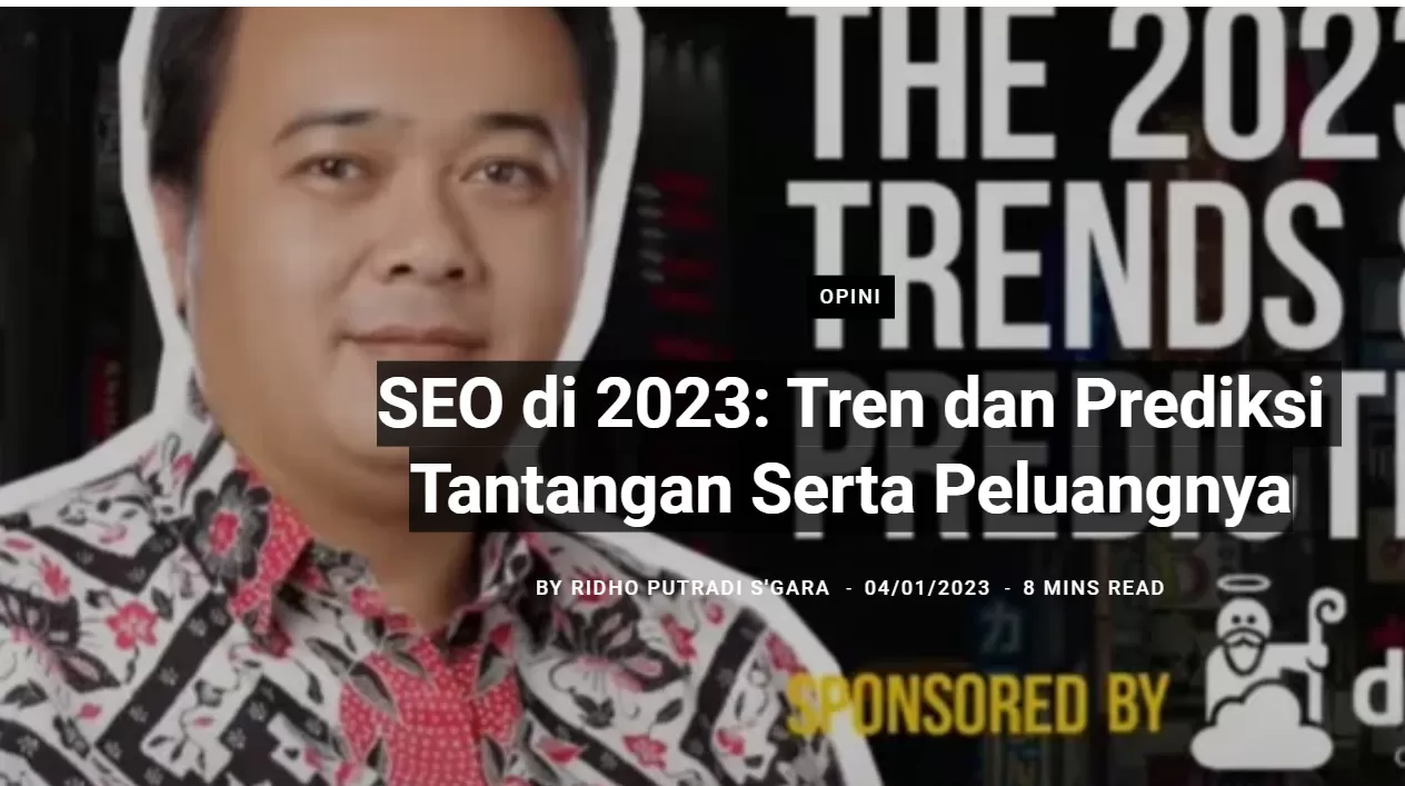 SEO di 2023: Tren dan Prediksi Tantangan Serta Peluangnya