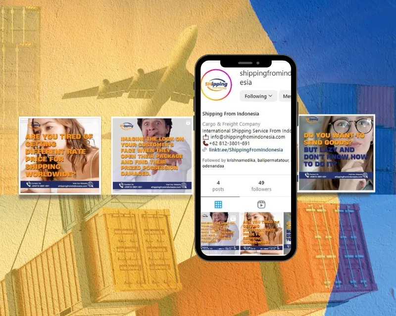 Branding Sosial Media Shipping From Indonesia 