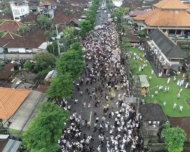 Tahapan Ritual Aci tabuh Rah Pengangon di Desa Adat Kapal